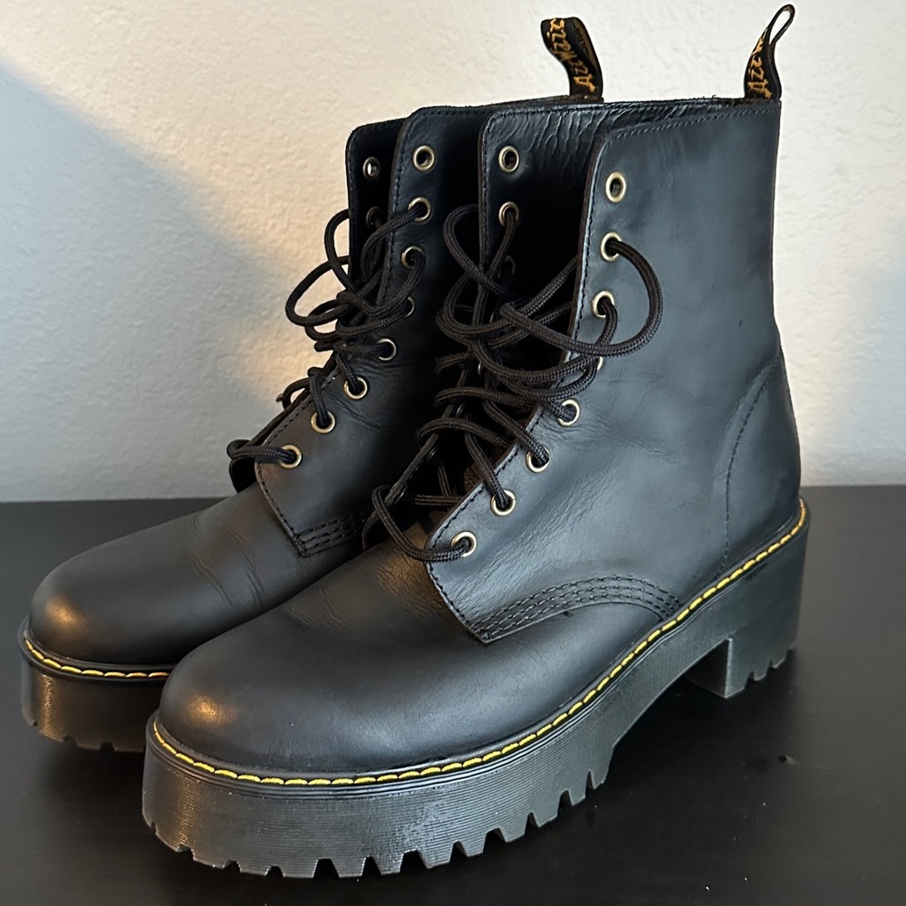 Dr Martens Shriver Hi Black Womens 11